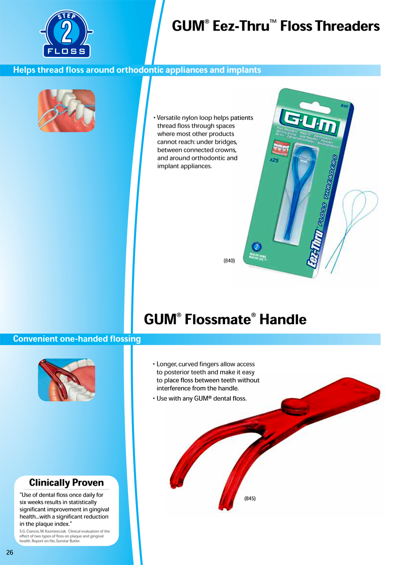 845 GUM® Flossmate Handle [845] RM19.50